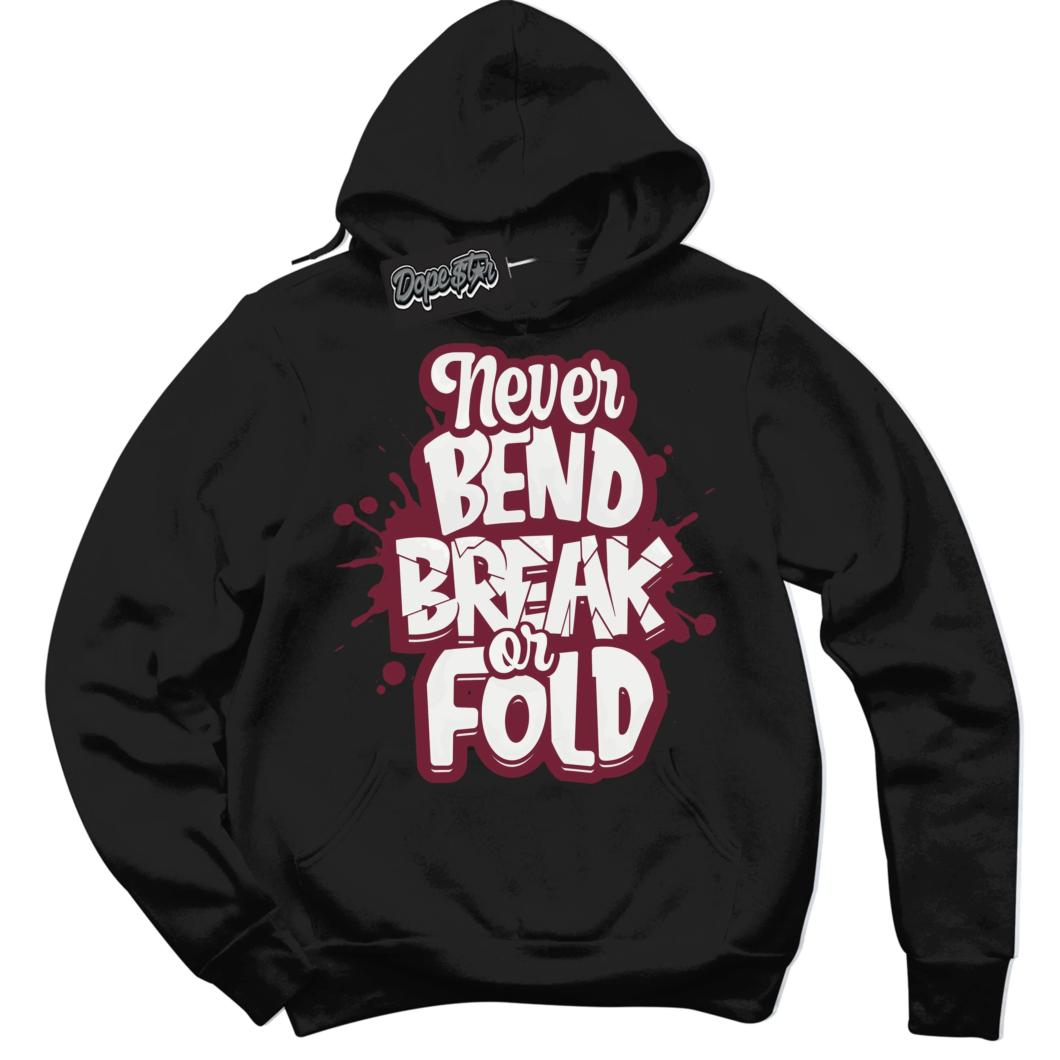 Rings Team Red 6s Sneaker Hoodie Never Bend Break Or Fold Graphic