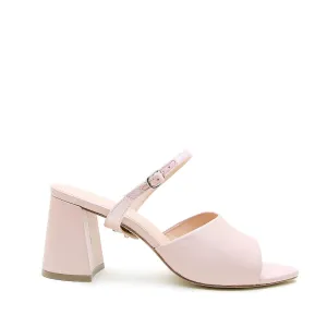 Rose Pink Point Sandal   Rose Satin Twiggy Strap