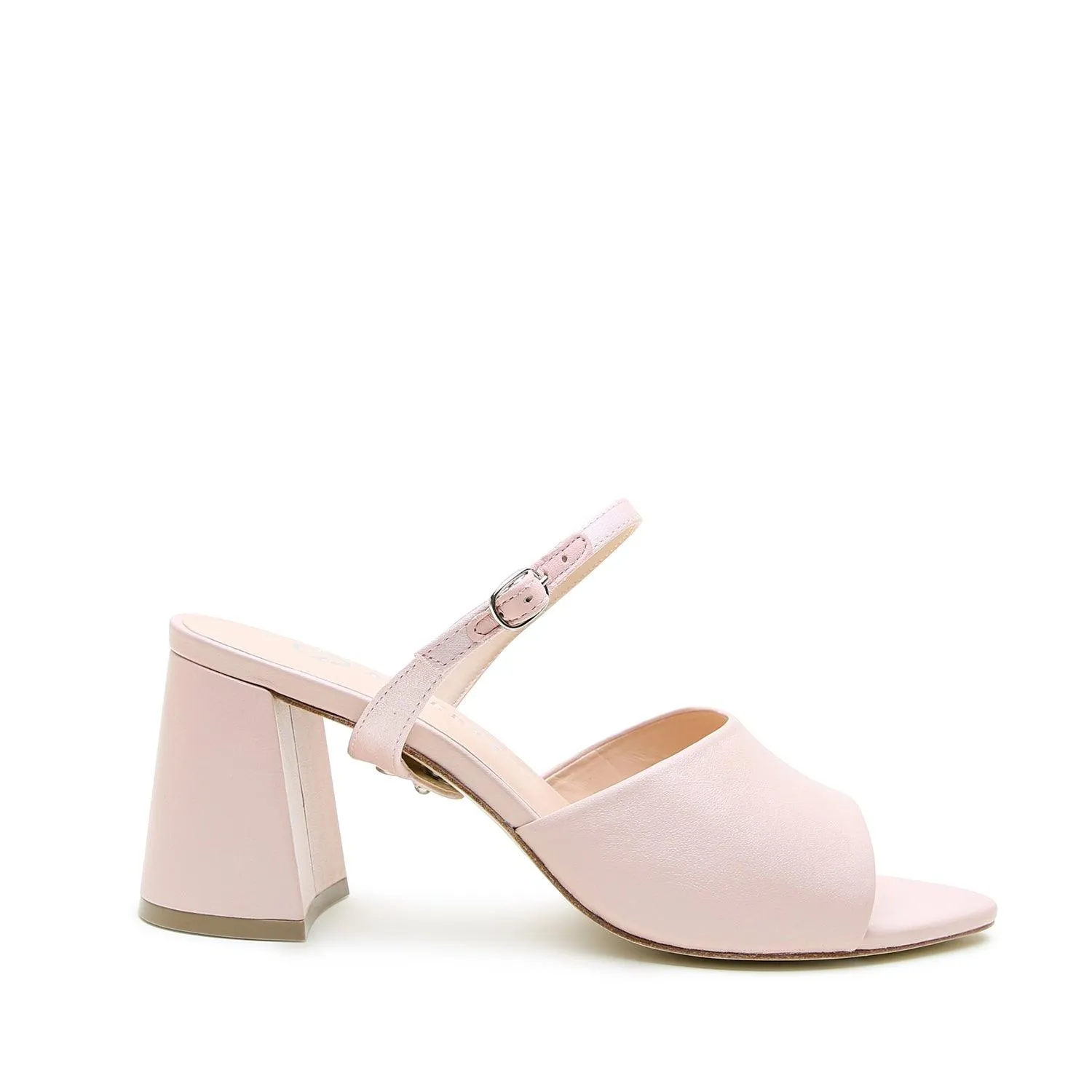 Rose Pink Point Sandal   Rose Satin Twiggy Strap