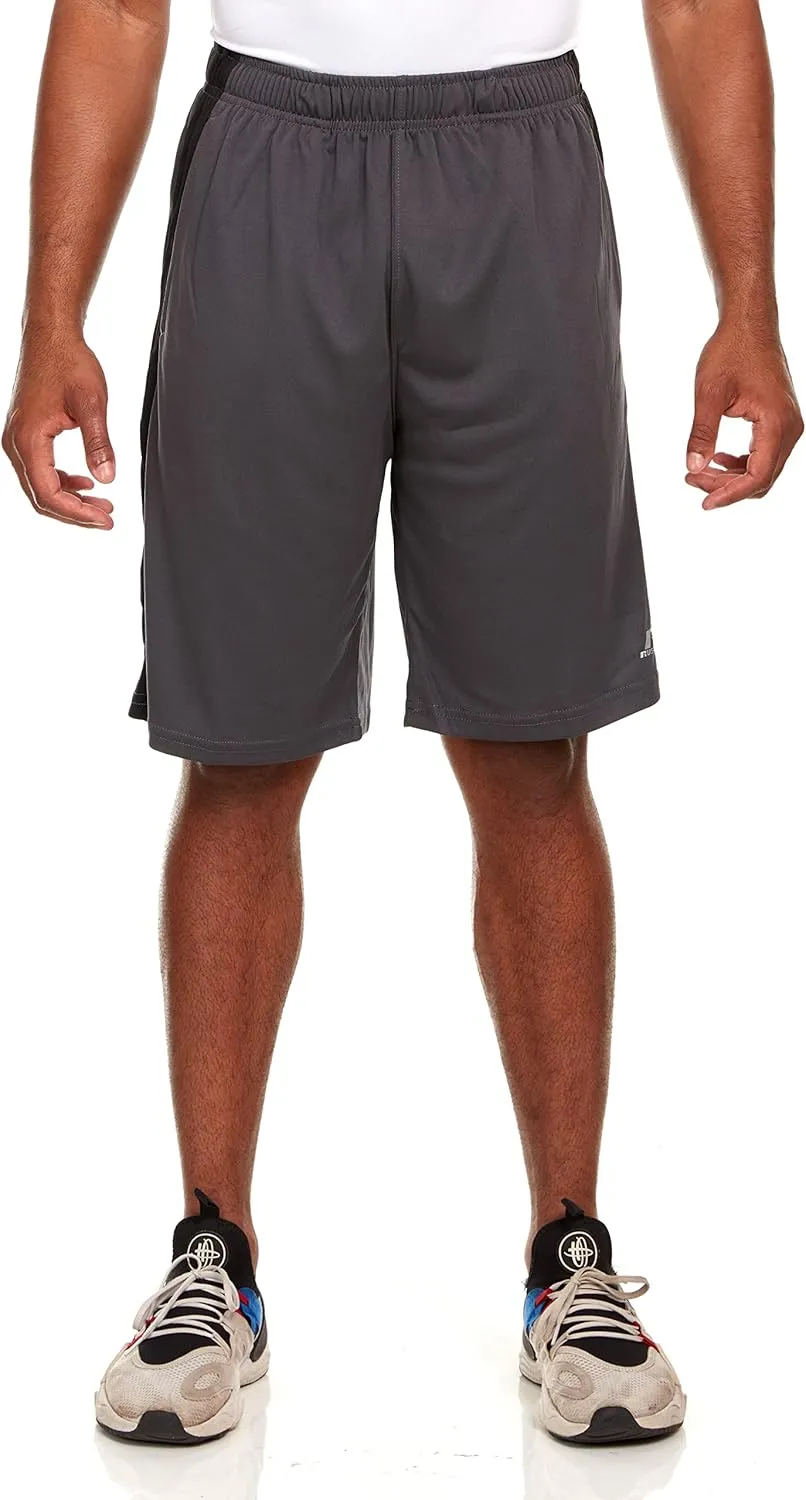 Russell Athletic Mens Performance Athletic Running Shorts Quick Dry Workout Shorts with Pockets and Elastic Waistband 10"