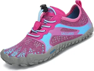 SAGUARO Kids' Barefoot Shoes Boys Girls Quick Dry Aqua Athletic Sneakers Lightweight Sport Footwear Toddler Water Shoes