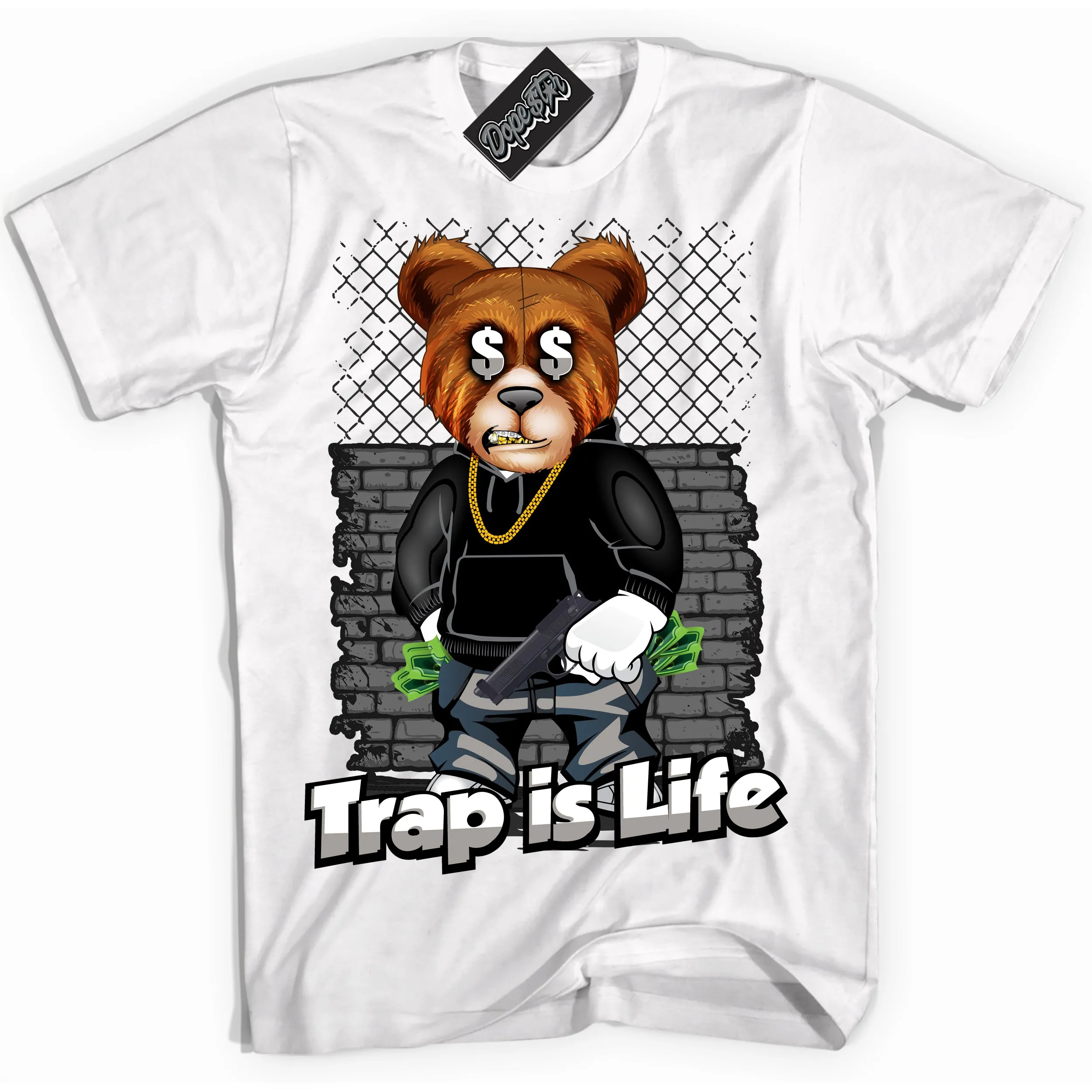 Satin Shadow 1s Sneaker Shirt Trap Is Life Graphic