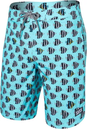 SAXX Underwear Co. Men's Betawave 2N1 Boardie 19" with Built-in Pouch Support, Fashion