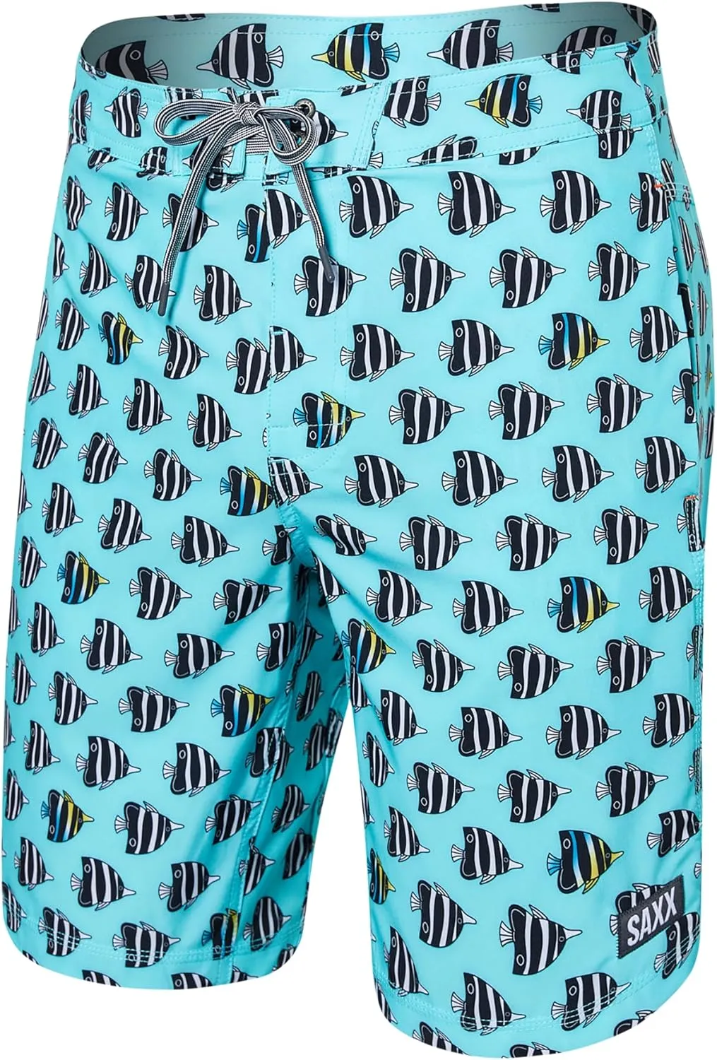 SAXX Underwear Co. Men's Betawave 2N1 Boardie 19" with Built-in Pouch Support, Fashion