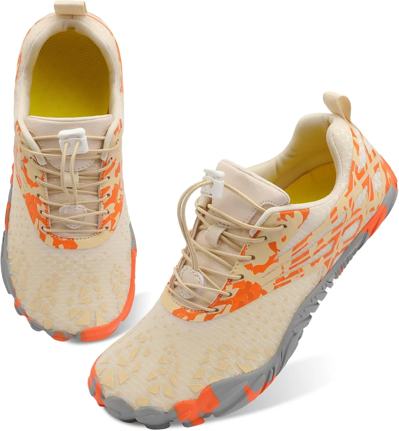 Scurtain Unisex Mens Womens Athletic Hiking Water Shoes Quick Dry Barefoot Aqua Shoes Swim Shoes Beach Shoes with Drainage
