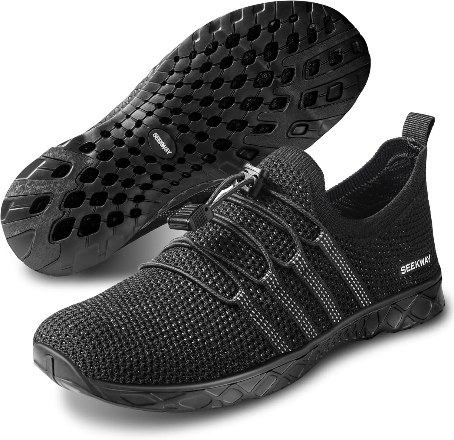 SEEKWAY Mens Womens Water Shoes Quick Dry Aqua Shoes Barefoot for Beach Surf Hiking Pool Water Sports