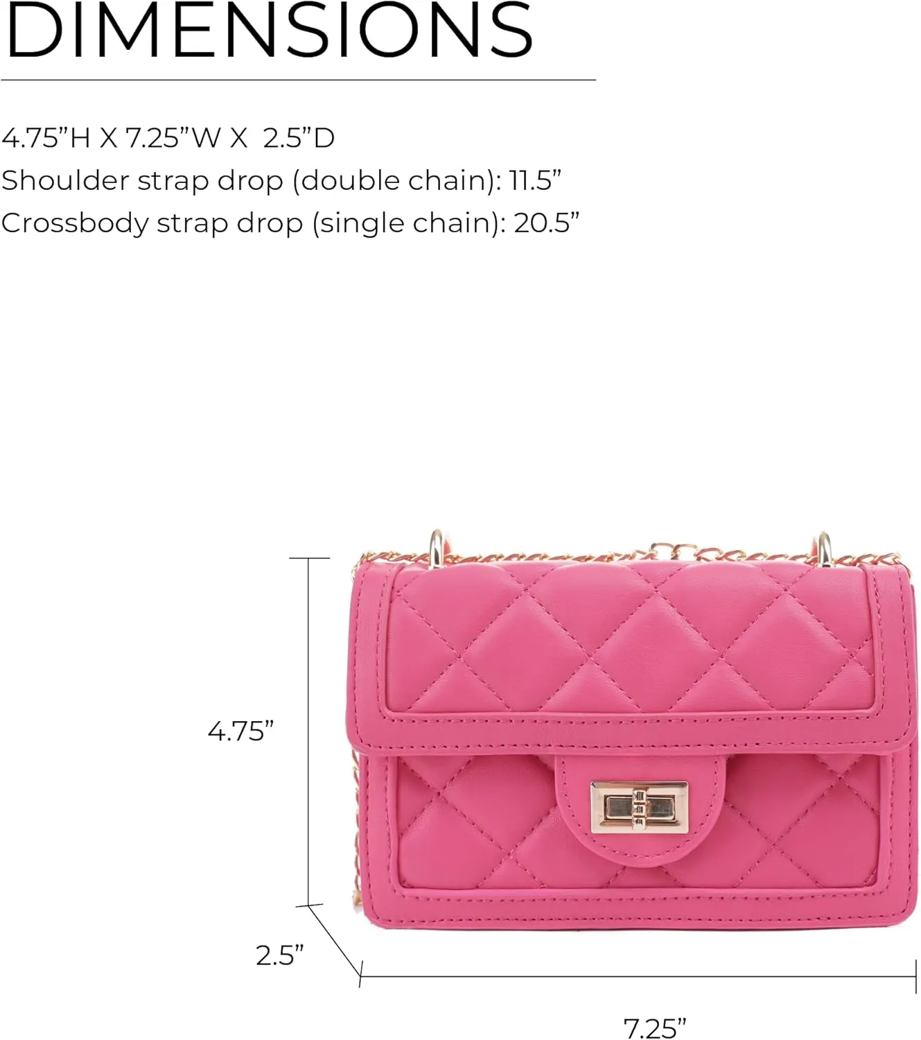 SG SUGU Small Quilted Crossbody Bag, Trendy Designer Mini Shoulder Bag, Phone Wallet Purse for Women