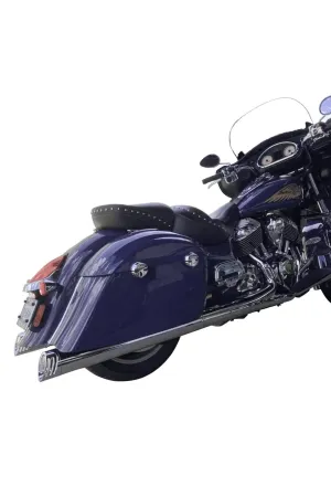 Sharkroad 4“ Slip On Mufflers Exhaust for Indian 2014-2024 Chief