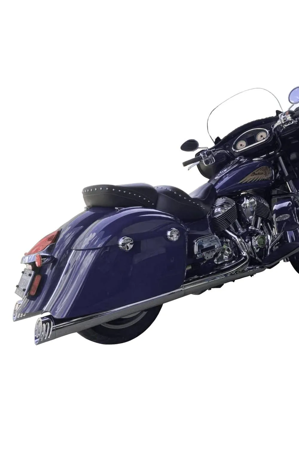 Sharkroad 4“ Slip On Mufflers Exhaust for Indian 2014-2024 Chief