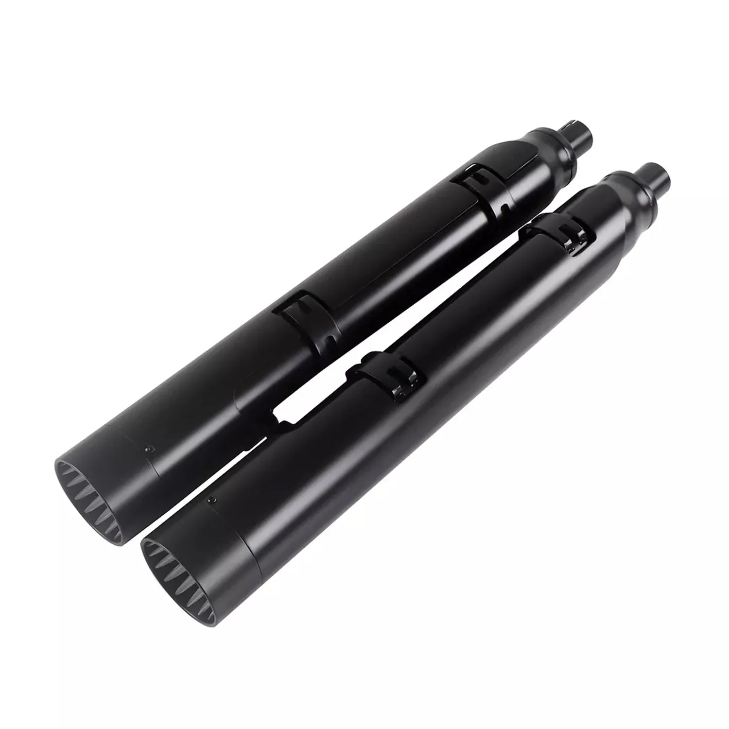 SHARKROAD 4.5" Slip On Mufflers Exhaust for Indian 2014-UP Motorcycle Black