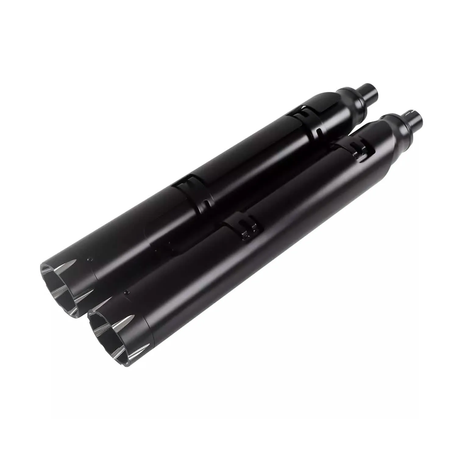 SHARKROAD 4.5" Slip On Mufflers Exhaust for Indian 2014-UP Motorcycle Black