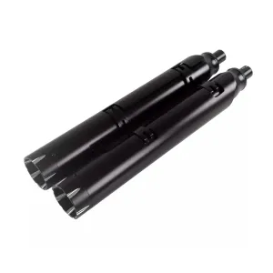 SHARKROAD 4.5" Slip On Mufflers Exhaust for Indian 2014-UP Motorcycle Black