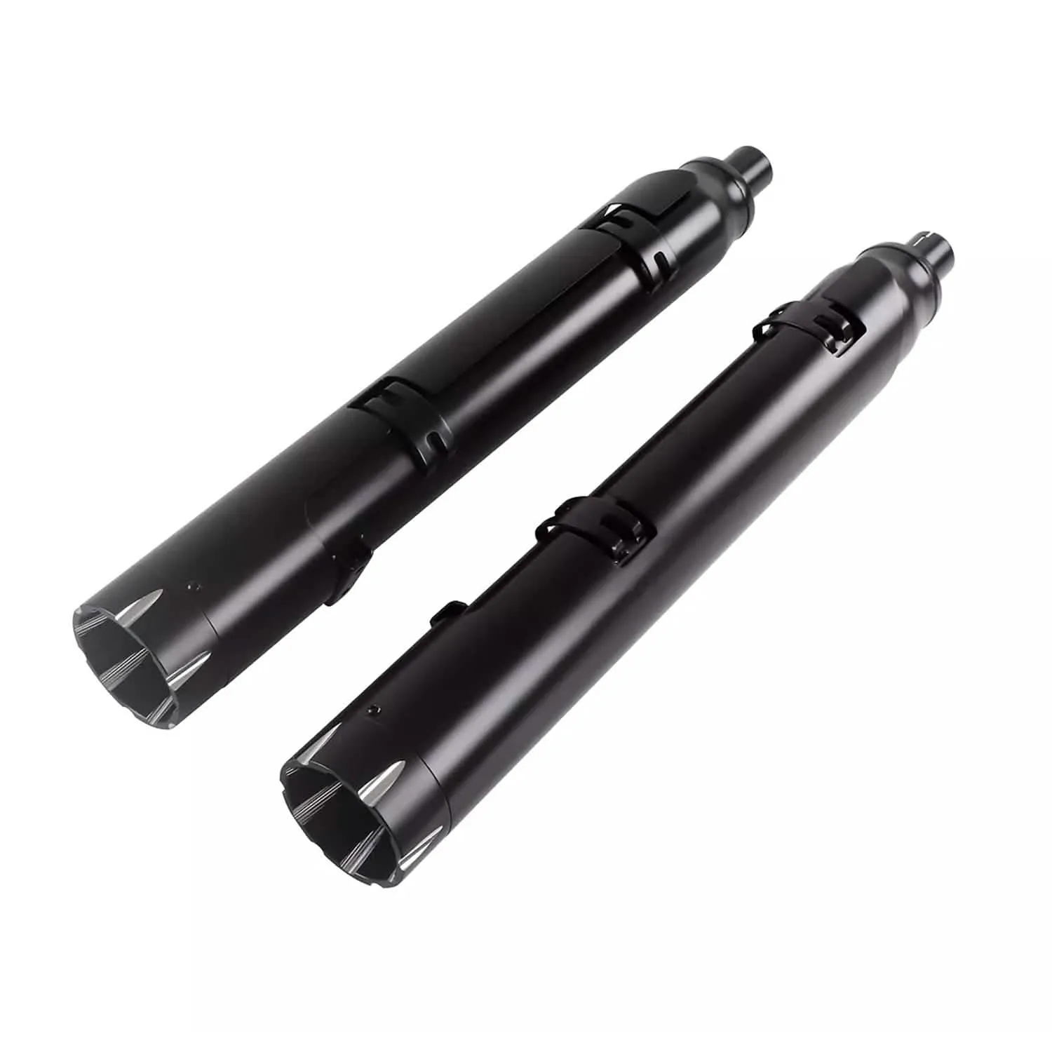 SHARKROAD 4.5" Slip On Mufflers Exhaust for Indian 2014-UP Motorcycle Black