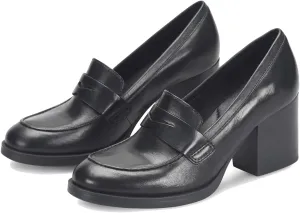 SHODENSE Women Vintage Chunky Heel Loafers Pumps Platform Round Closed Toe Oxford Shoes Burnished Matte Patent Suede Slip On Dress Loafer Stacked Block Heels Office Formal Work Business 4-11 M US