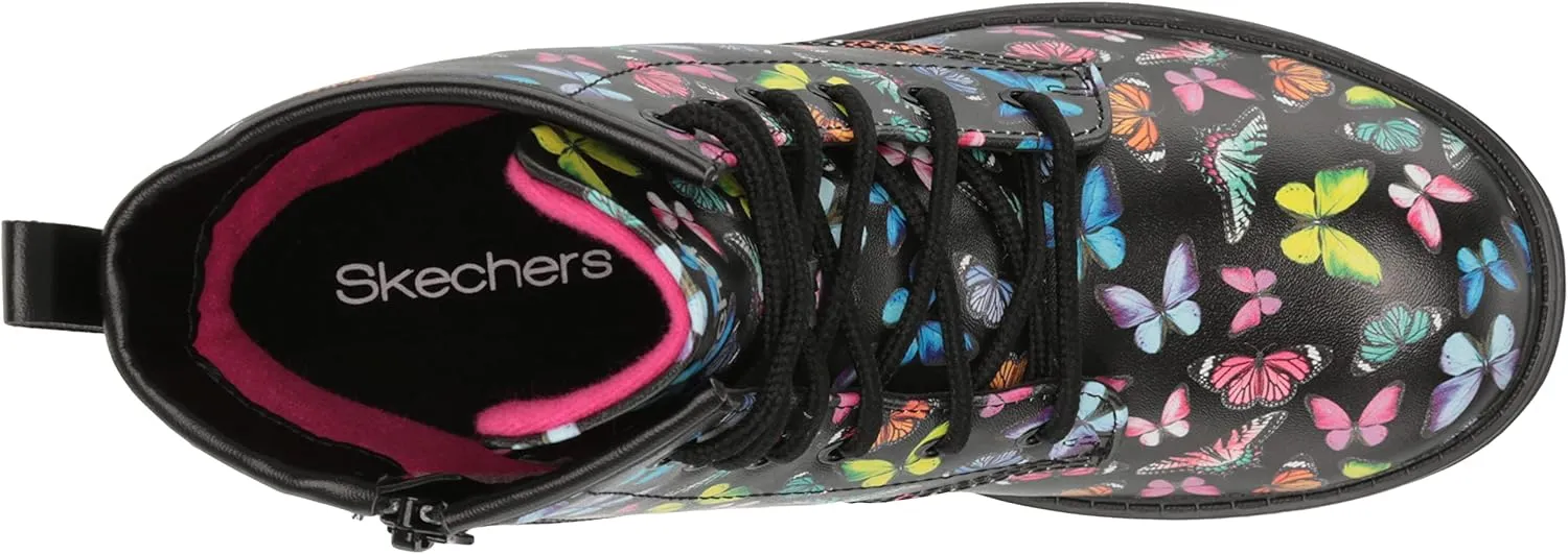 Skechers Kids Girl's Gravlen-Lil Butterfly Boot Sneaker