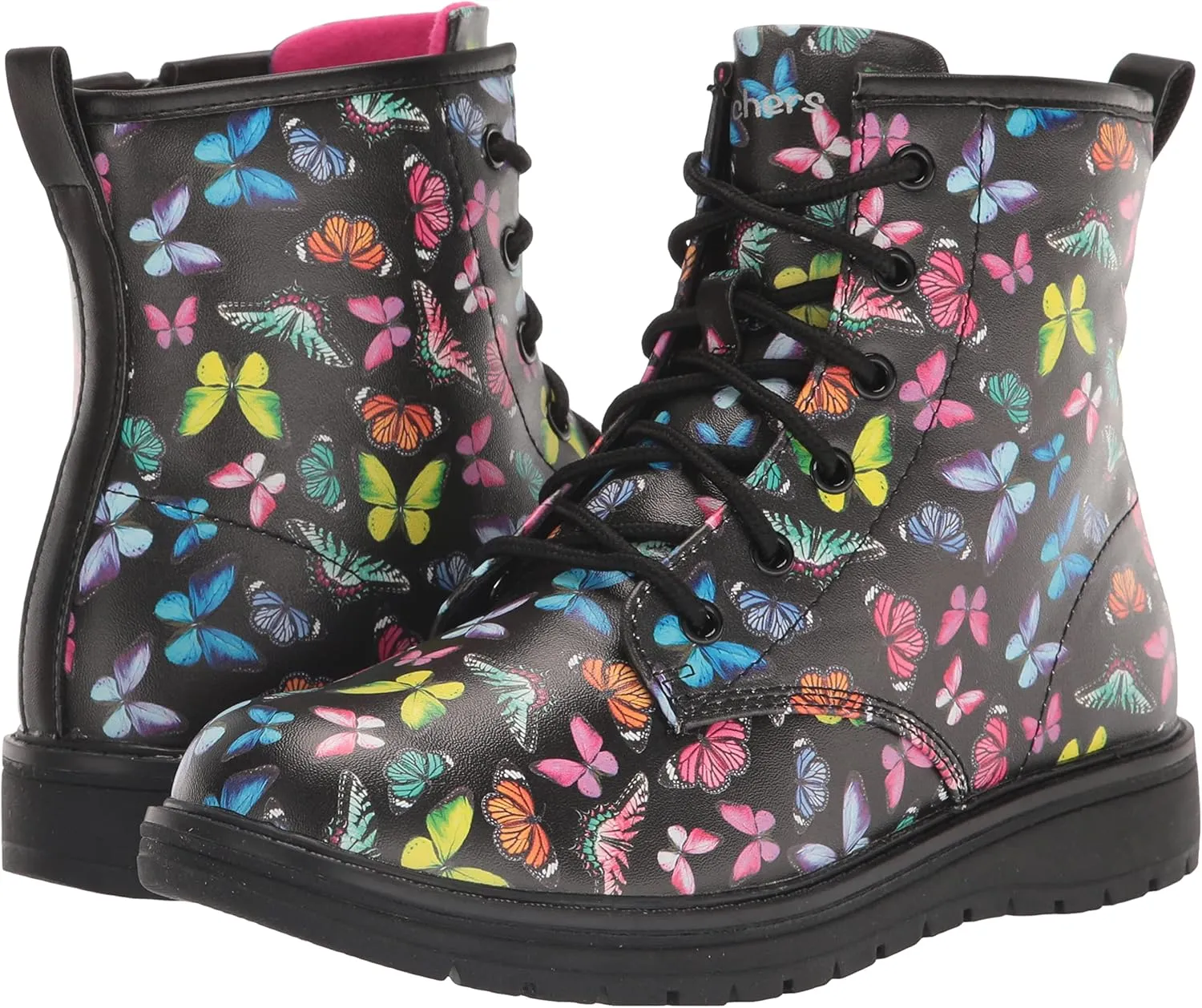 Skechers Kids Girl's Gravlen-Lil Butterfly Boot Sneaker