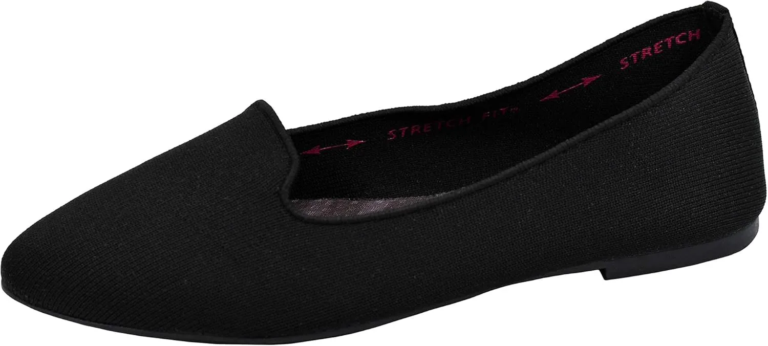 Skechers Women's Cleo Sherlock Engineered Knit Loafer Skimmer