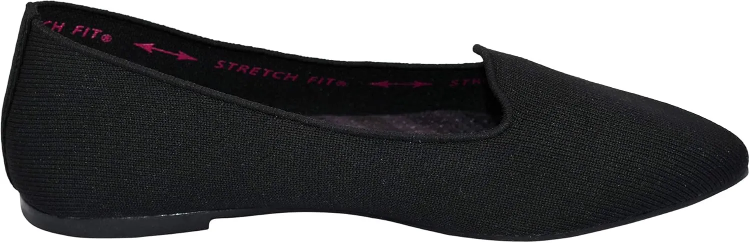 Skechers Women's Cleo Sherlock Engineered Knit Loafer Skimmer