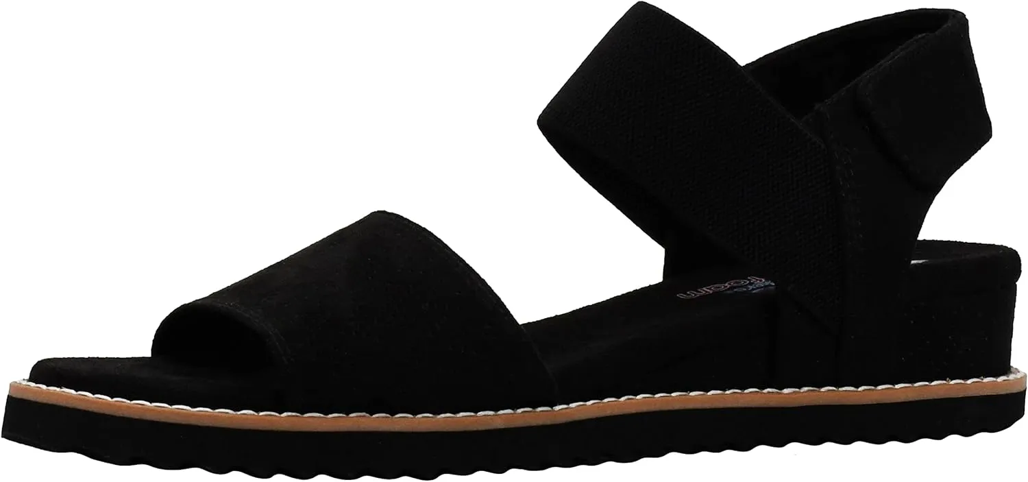Skechers Women's Desert Kiss-Stretch Quarter Strap Sandal Flat