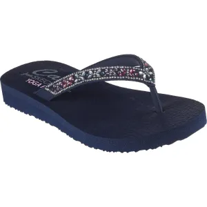 Skechers Women's Meditation - Butterfly Garden Sandal in Navy/Multi