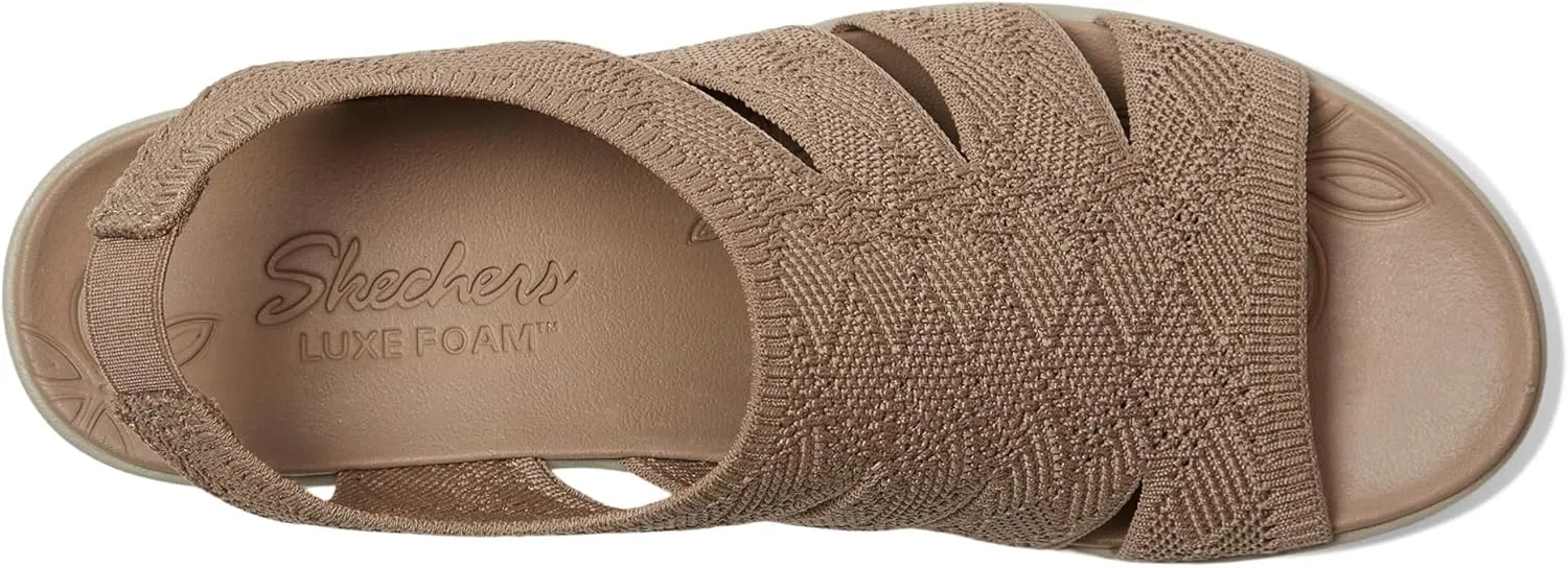 Skechers Women's Pier-lite-Memory Maker Wedge Sandal
