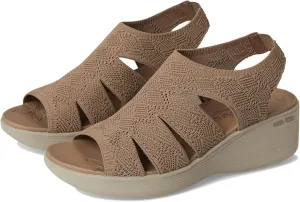 Skechers Women's Pier-lite-Memory Maker Wedge Sandal
