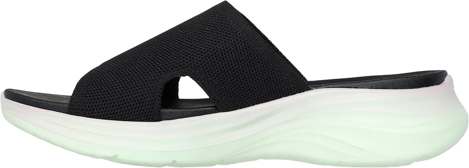 Skechers Women's Vapor Foam-Coastal Sunset Slide Sandal
