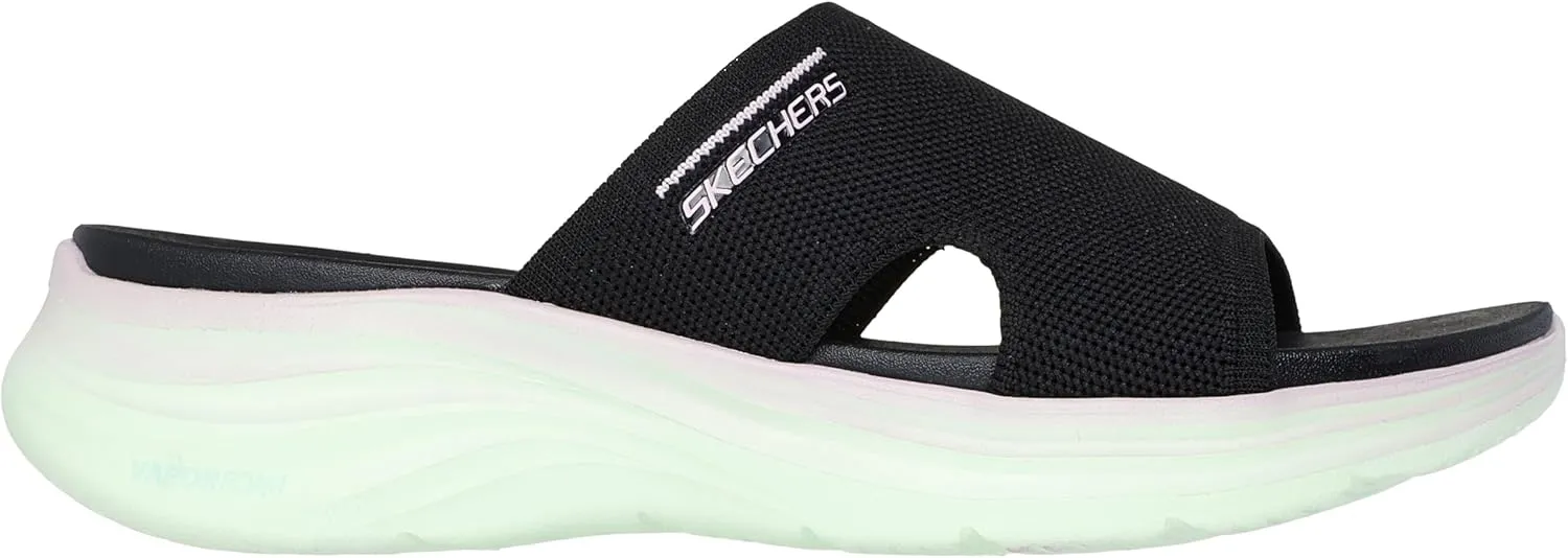 Skechers Women's Vapor Foam-Coastal Sunset Slide Sandal