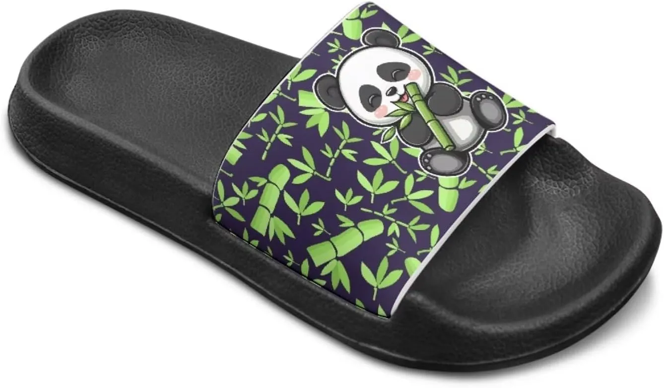 Slide Sandals for Unisex Child Soft Footbed Sandal Comfort Slip On Summer Slippers for Beach Pool