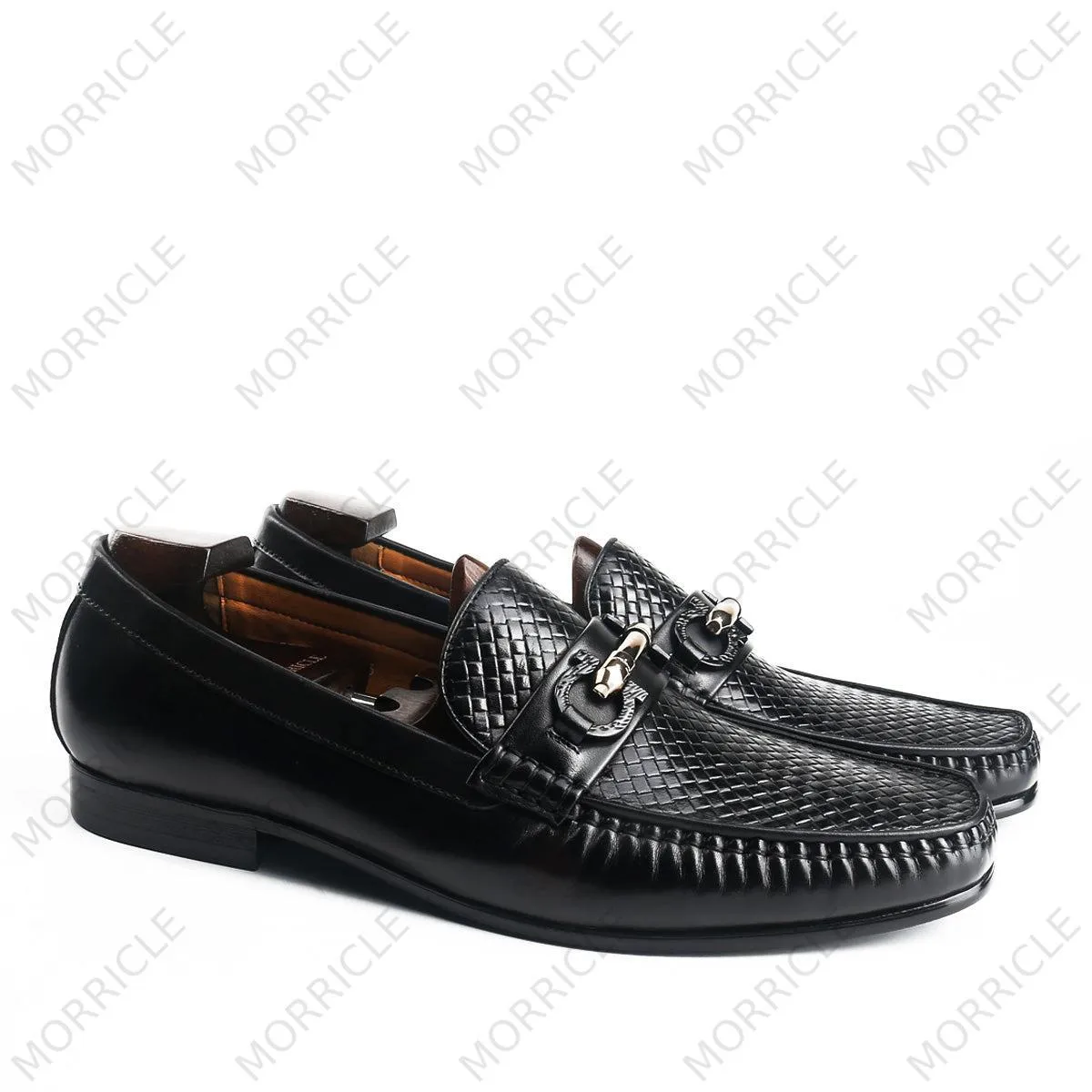 Smart Casual Woven Horsebit Loafers