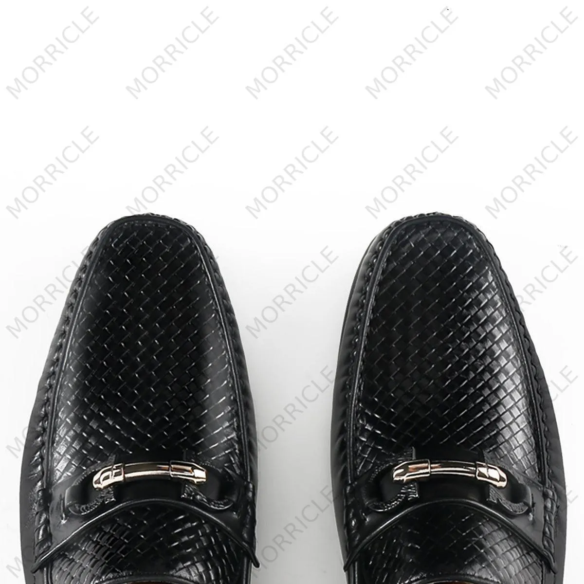 Smart Casual Woven Horsebit Loafers