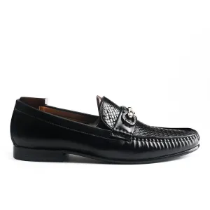 Smart Casual Woven Horsebit Loafers
