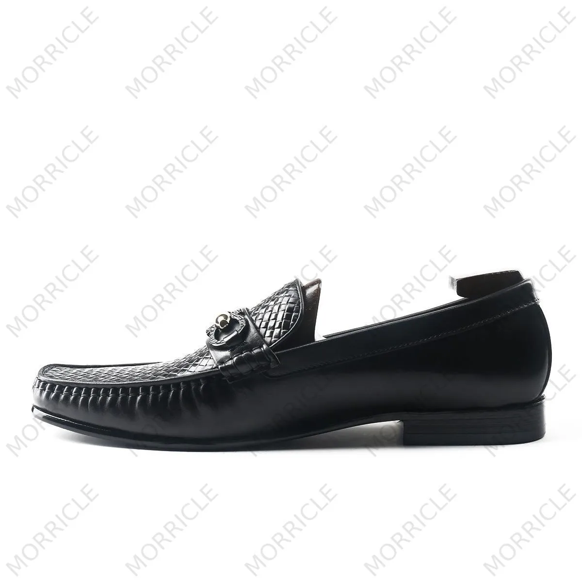 Smart Casual Woven Horsebit Loafers