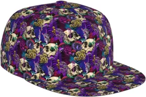 Snapback Hat for Men Women,Stylish Flat Bill Hat Baseball Caps Adjustable Flat Brim Hip Hop Baseball Hats