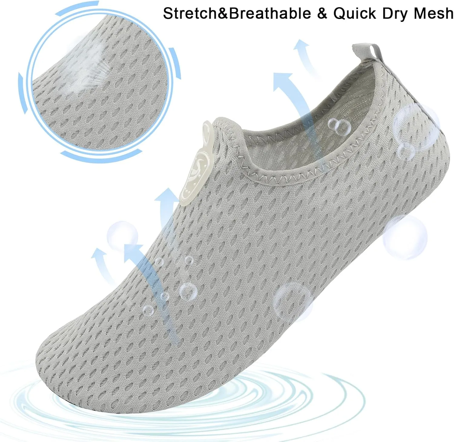 Spesoul Water Shoes for Women Men Quick Dry Aqua Socks Water Sneakers Outdoor Beach Swim Shoes