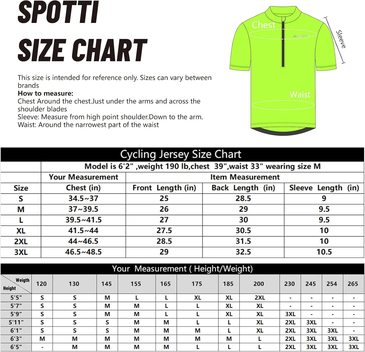 Spotti Men's Cycling Bike Jersey Short Sleeve with 3 Rear Pockets- Moisture Wicking, Breathable, Quick Dry Biking Shirt
