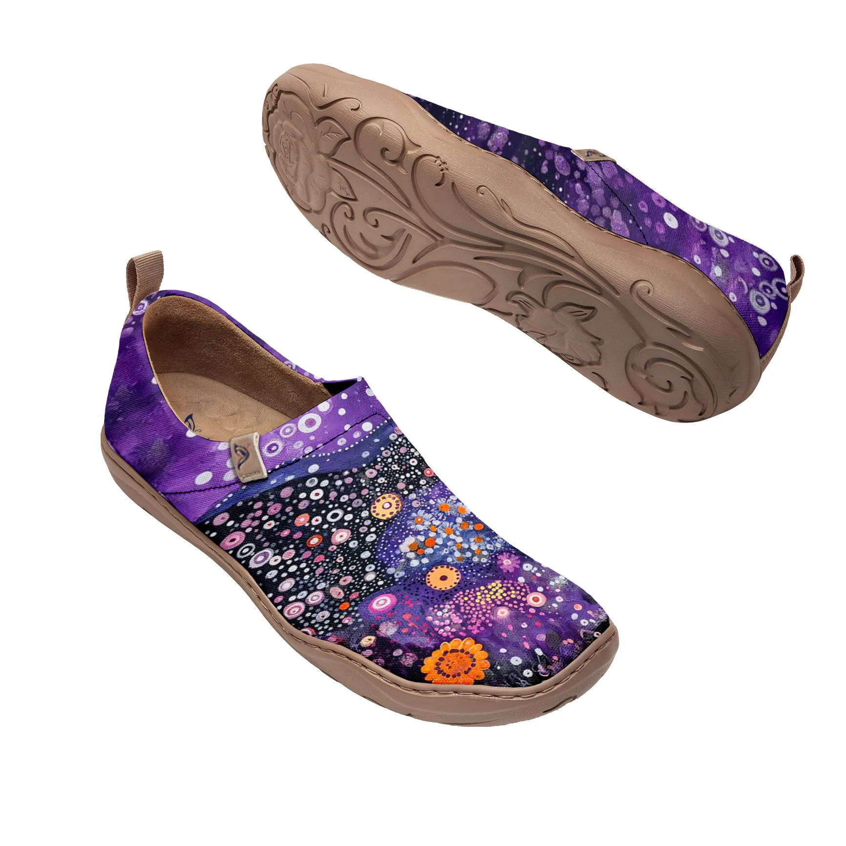 Starry Lavender Bloom Slip-On