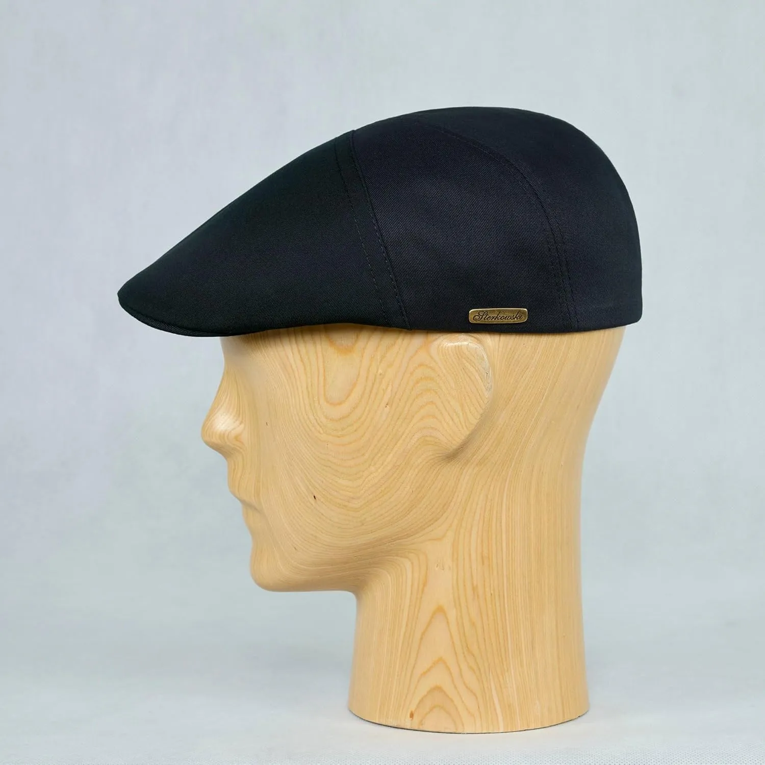 Sterkowski Ivy Five Cap | 100% Softened Cotton Flat Cap for Men | Breathable Airy 5 Panels Cap Without Lining