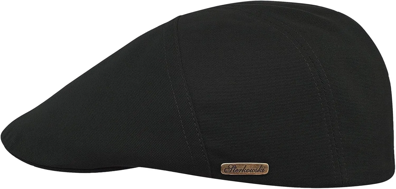 Sterkowski Ivy Five Cap | 100% Softened Cotton Flat Cap for Men | Breathable Airy 5 Panels Cap Without Lining