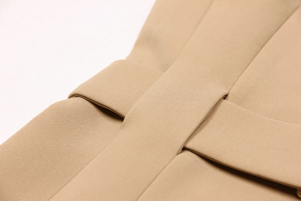 Summer New Fashion Sleeveless Lapel Slim Fit Women's Waistcoat
