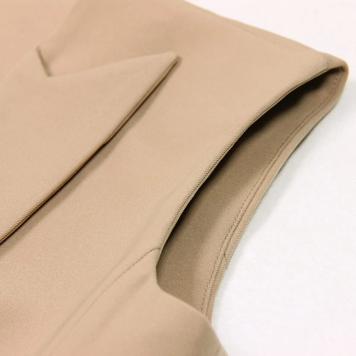 Summer New Fashion Sleeveless Lapel Slim Fit Women's Waistcoat