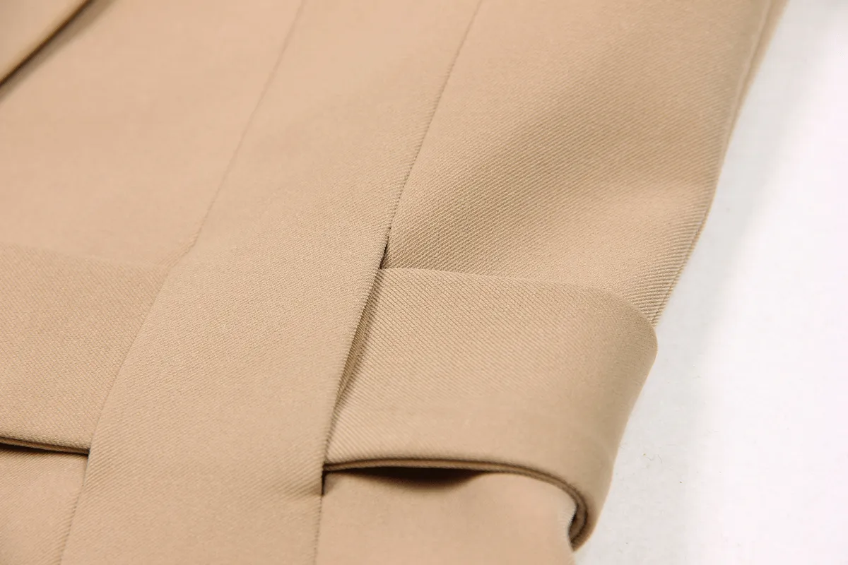 Summer New Fashion Sleeveless Lapel Slim Fit Women's Waistcoat