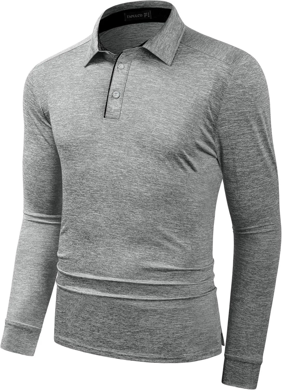 TAPULCO Mens Quick Dry Golf Shirts Casual Athletic Stretch Sports Polo Collared T-Shirts