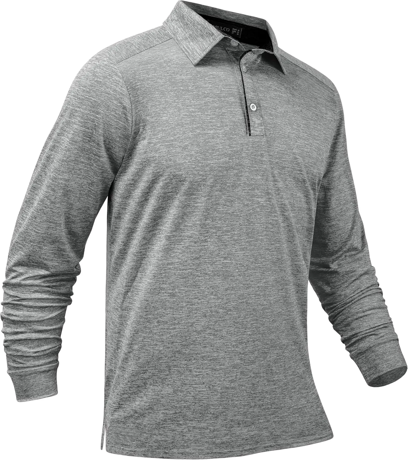 TAPULCO Mens Quick Dry Golf Shirts Casual Athletic Stretch Sports Polo Collared T-Shirts