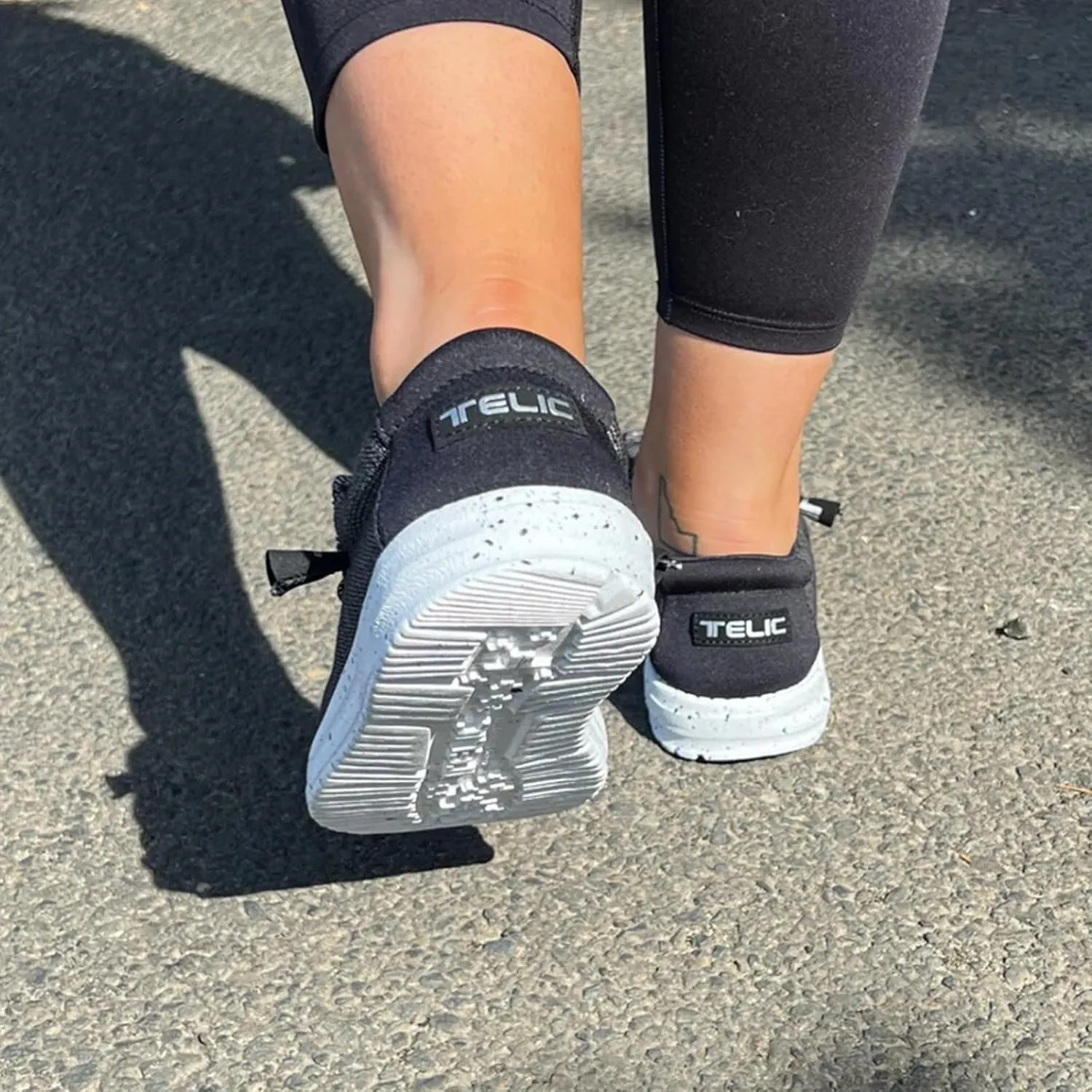 TELIC Women's Wave Slip-On Shoes - Lightweight, Breathable, Arch-Supporting, Easy On & Off - Great for Everyday Wear