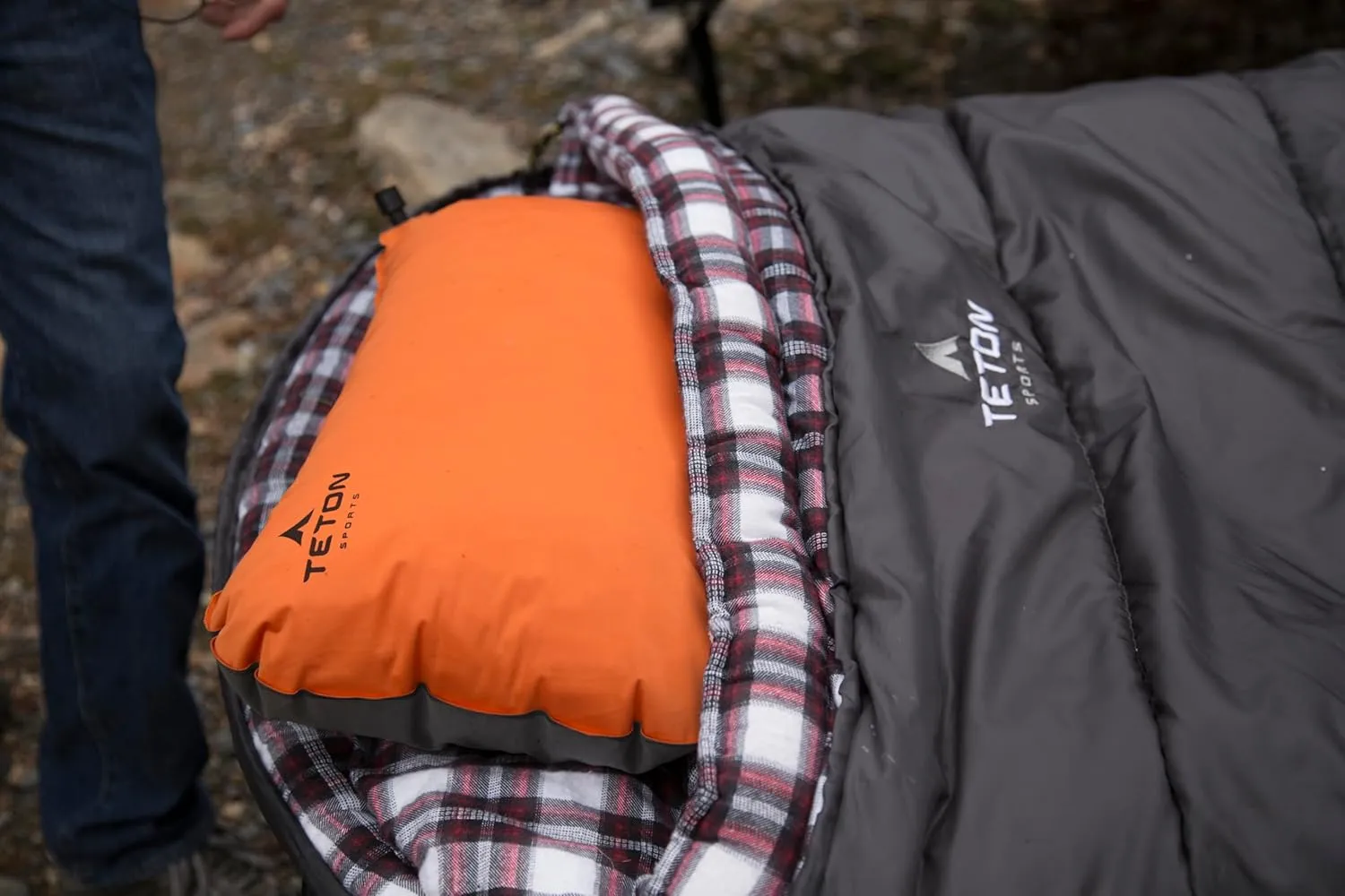 Teton Celsius Regular, -25F, 20F, 0F Degree Sleeping Bags, All Weather Bag for Adults and Kids, Camping Made Easy and Warm, Travel Sack Included