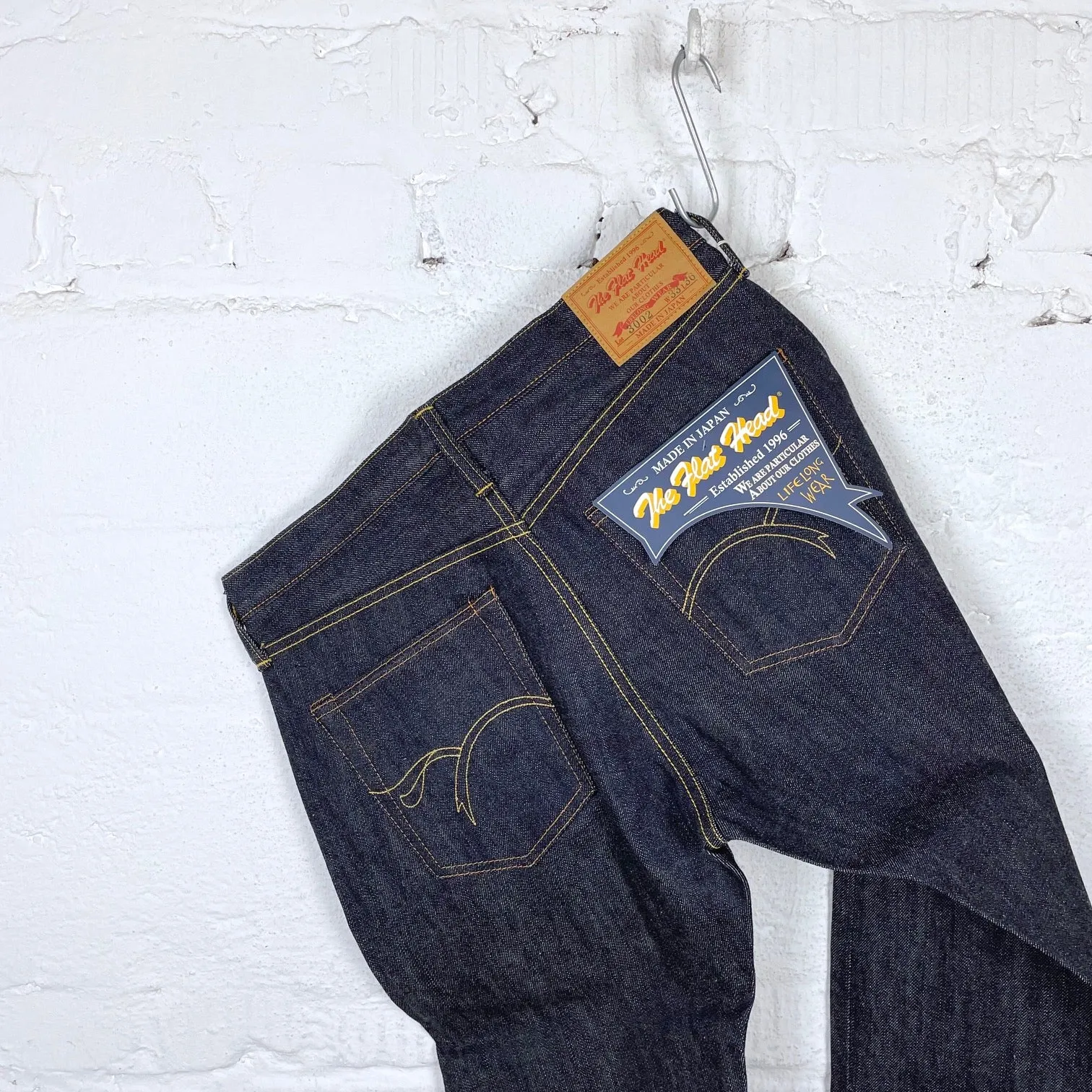 the flat head | 3002 indigo slim taper