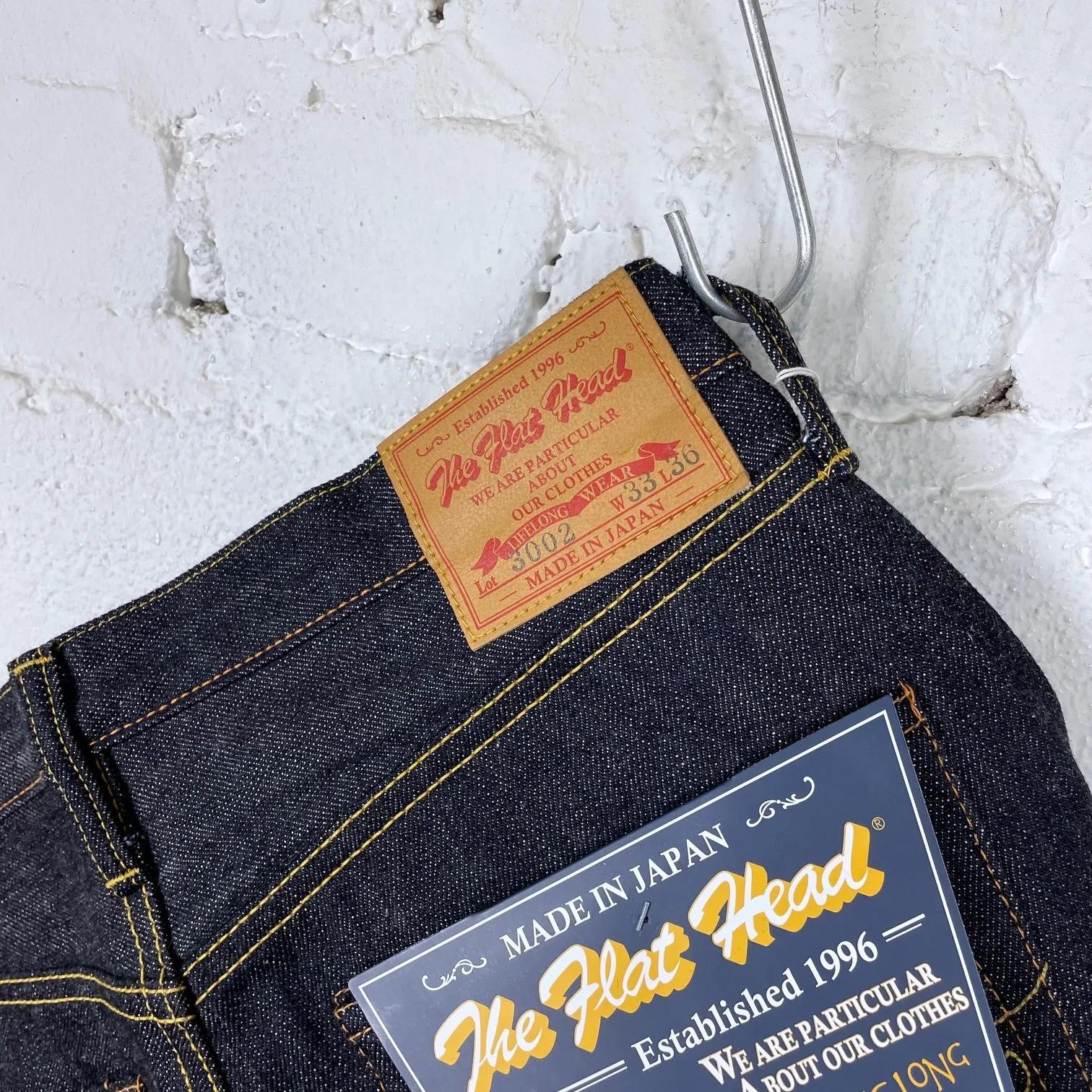 the flat head | 3002 indigo slim taper