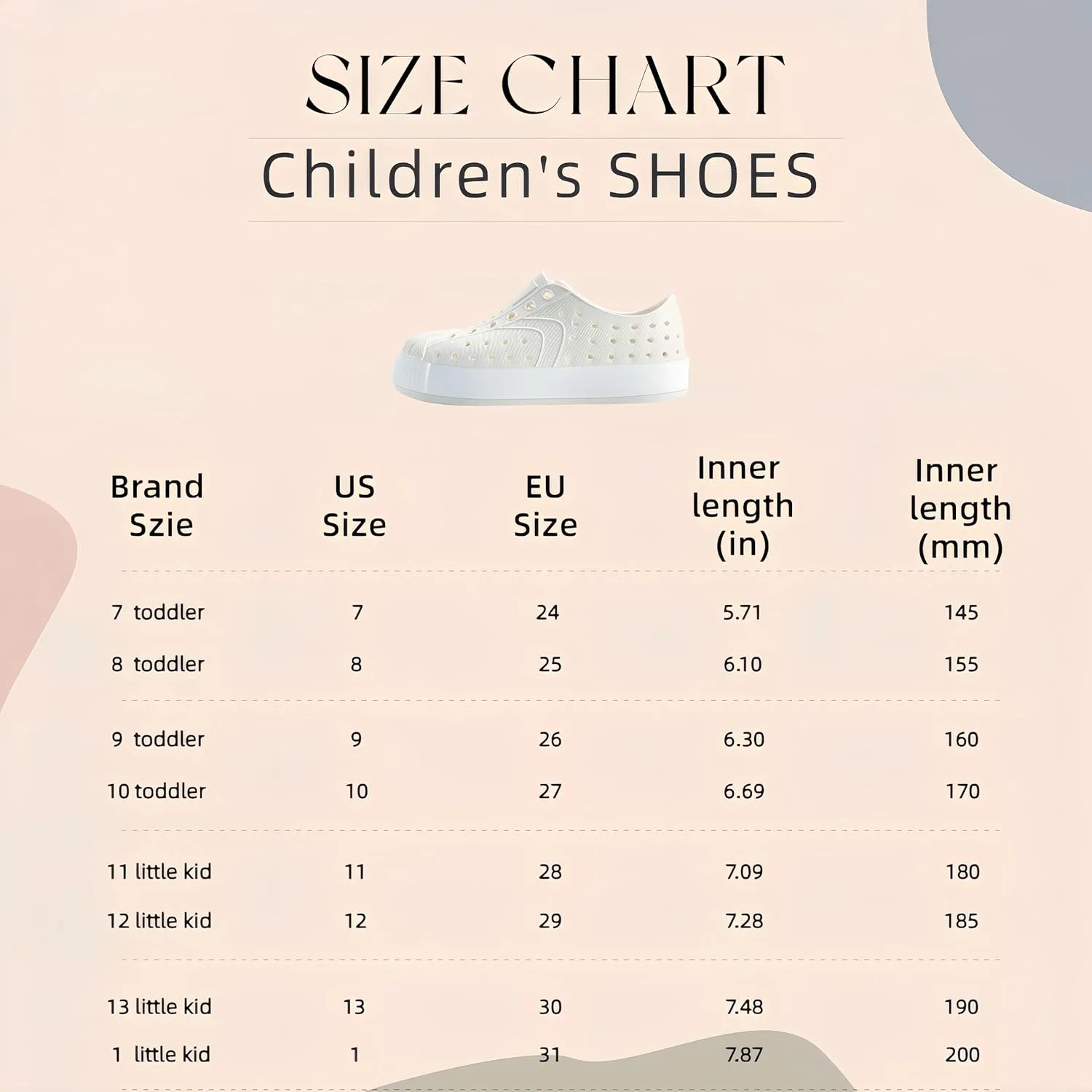 Toddler & Kids Water Shoes for Boys & Girls - Quick-Dry Non-Slip Water Sandals, Lightweight Slip-On Aqua Shoes for Swimming, Beach & Garden Play