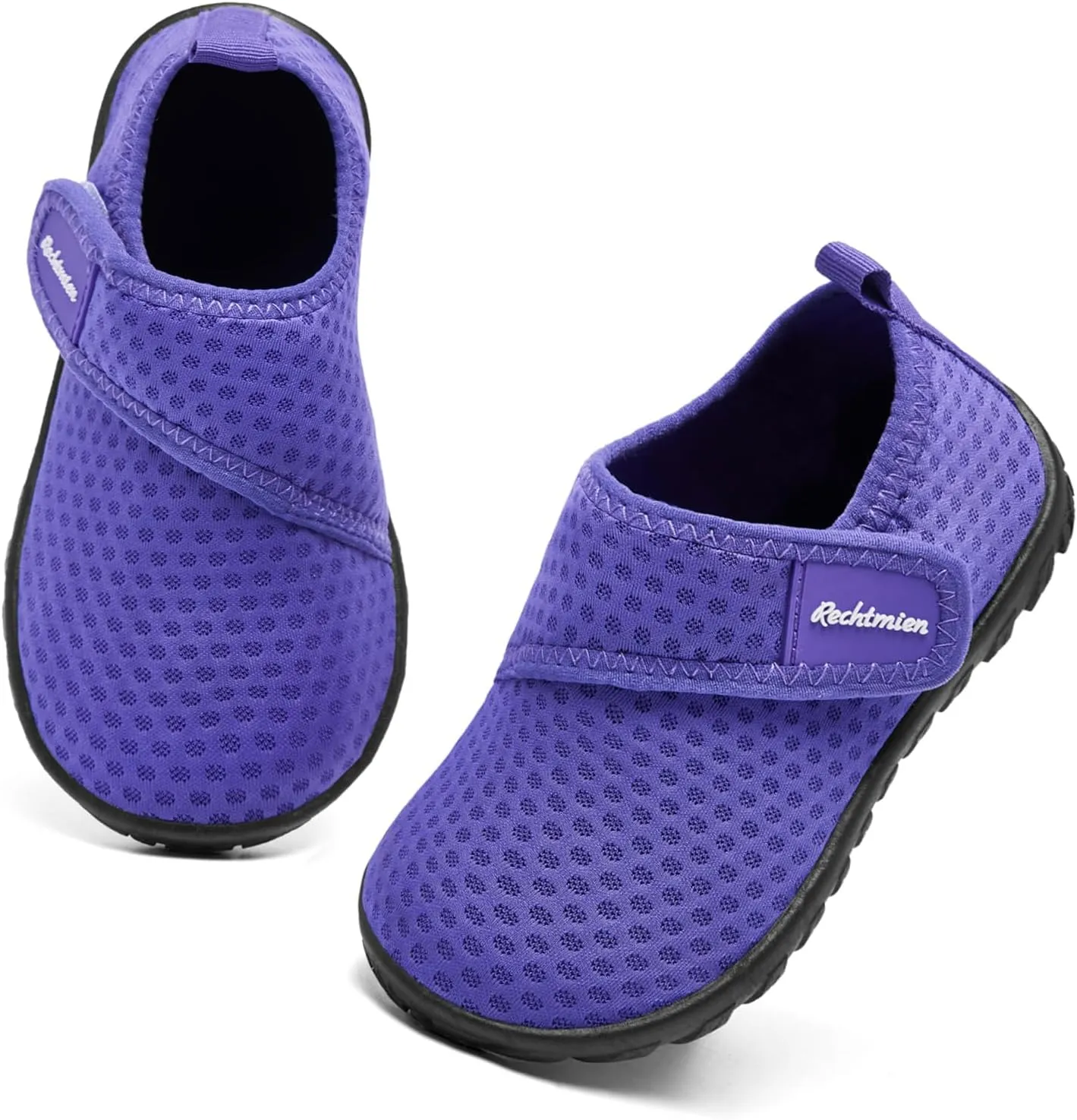 Toddler Boys' Girls' Water Shoes: Quick Dry, Non-Slip, Aqua Shoes - Blue, Medium